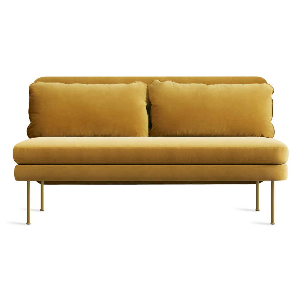 bloke-armless-velvet-sofa by BluDot at Elevati Design