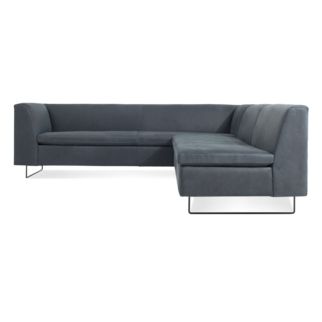 bonnie-clyde-leather-sectional-sofa by BluDot at Elevati Design