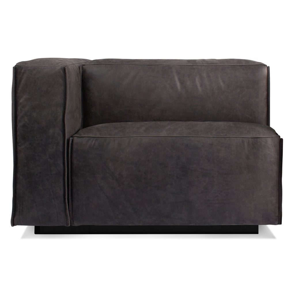 cleon-left-arm-leather-lounge-chair by BluDot at Elevati Design
