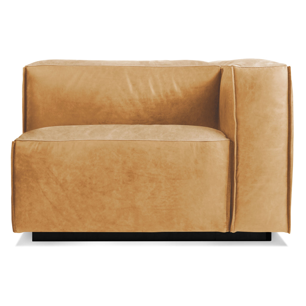 cleon-right-arm-leather-lounge-chair by BluDot at Elevati Design