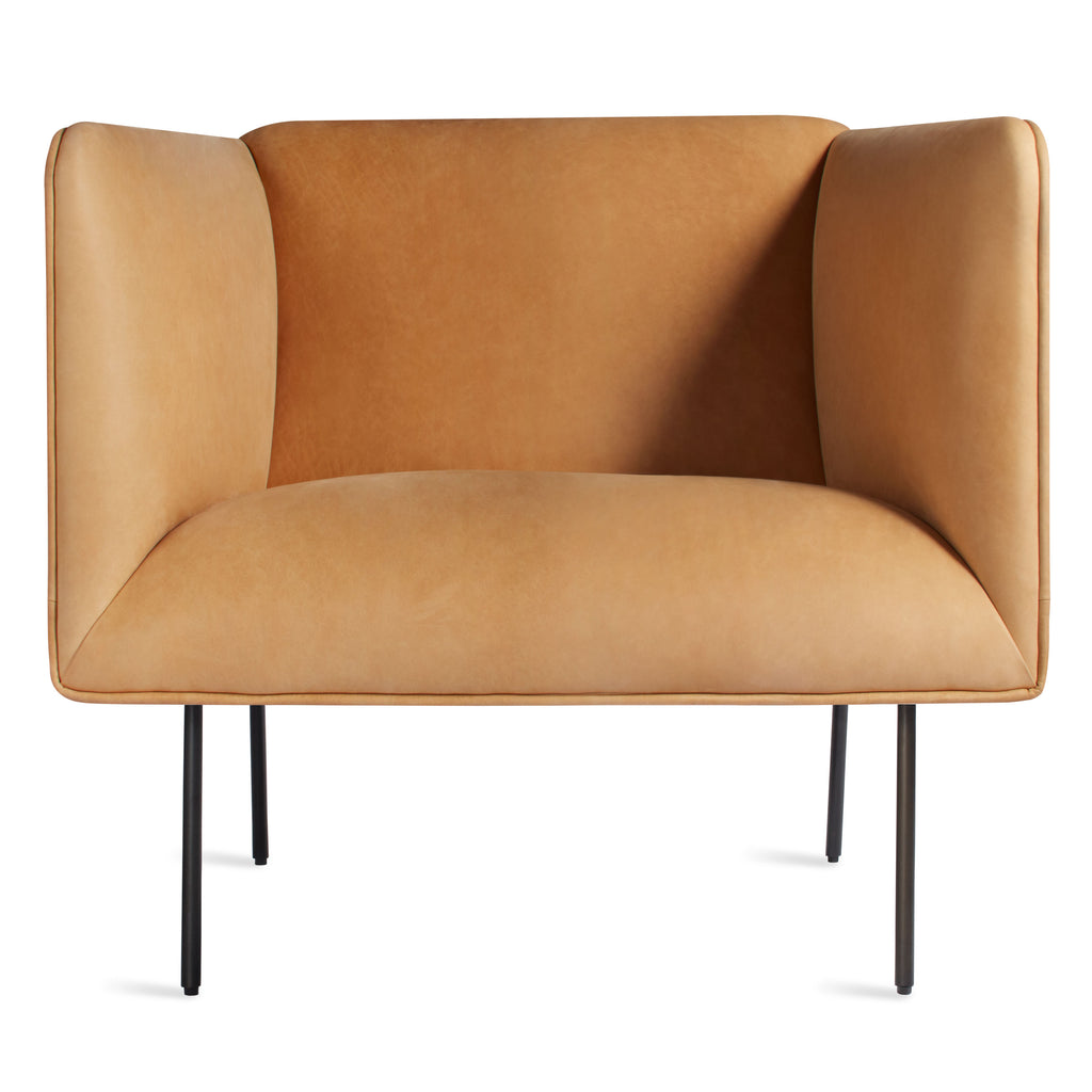 dandy-leather-lounge-chair by BluDot at Elevati Design