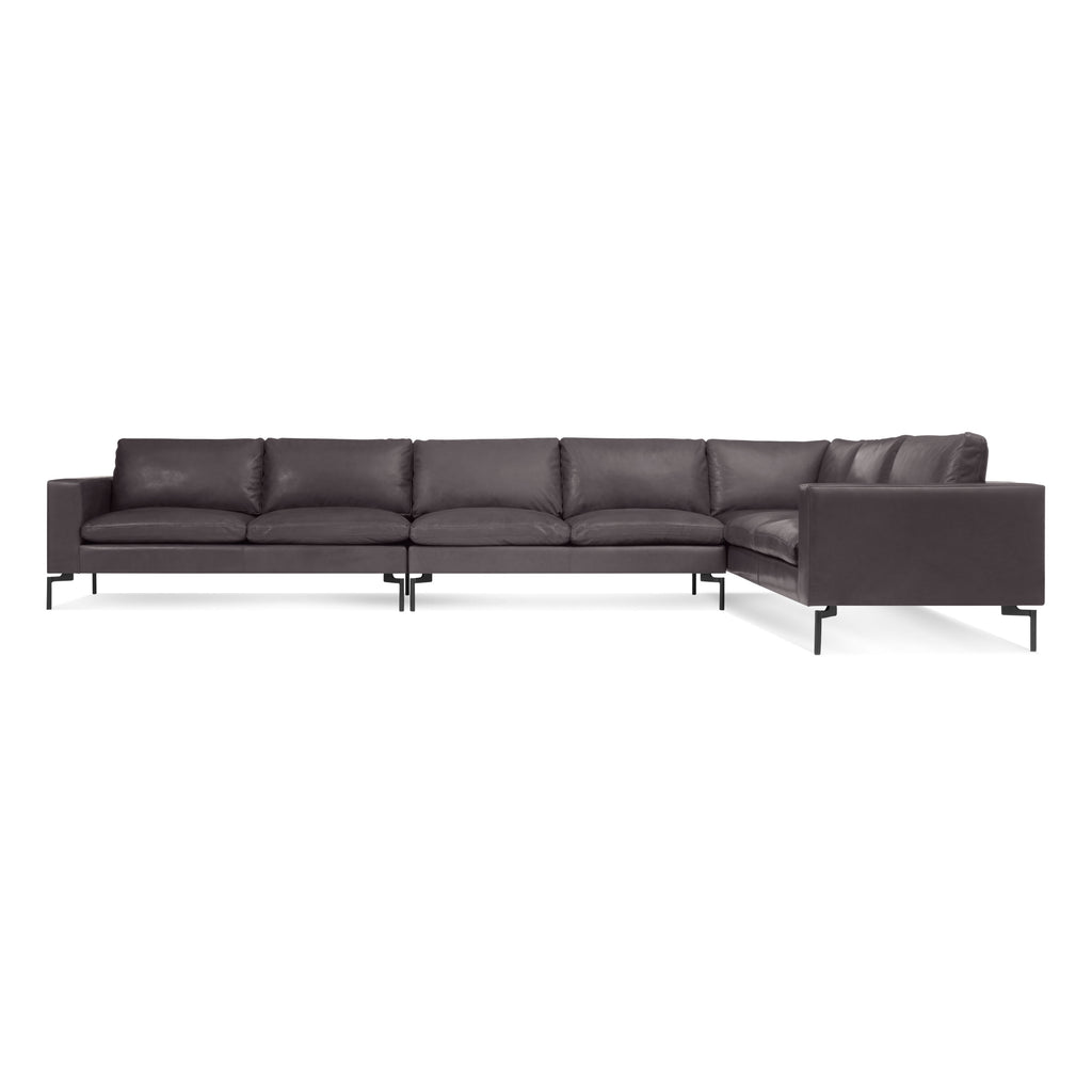 new-standard-right-leather-sectional-sofa by BluDot at Elevati Design