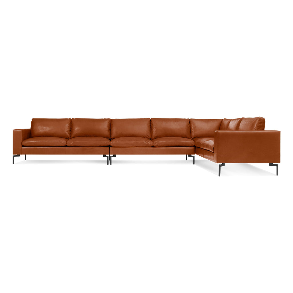 new-standard-right-leather-sectional-sofa by BluDot at Elevati Design